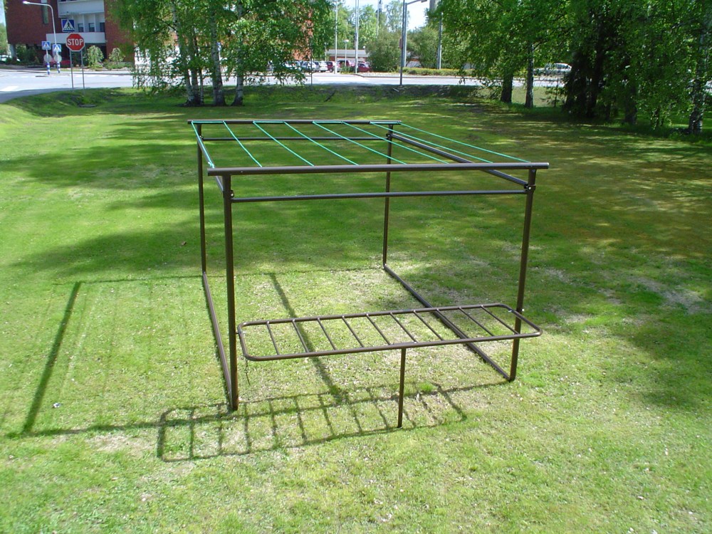 kuivausteline tuuletusteline matontamppausteline